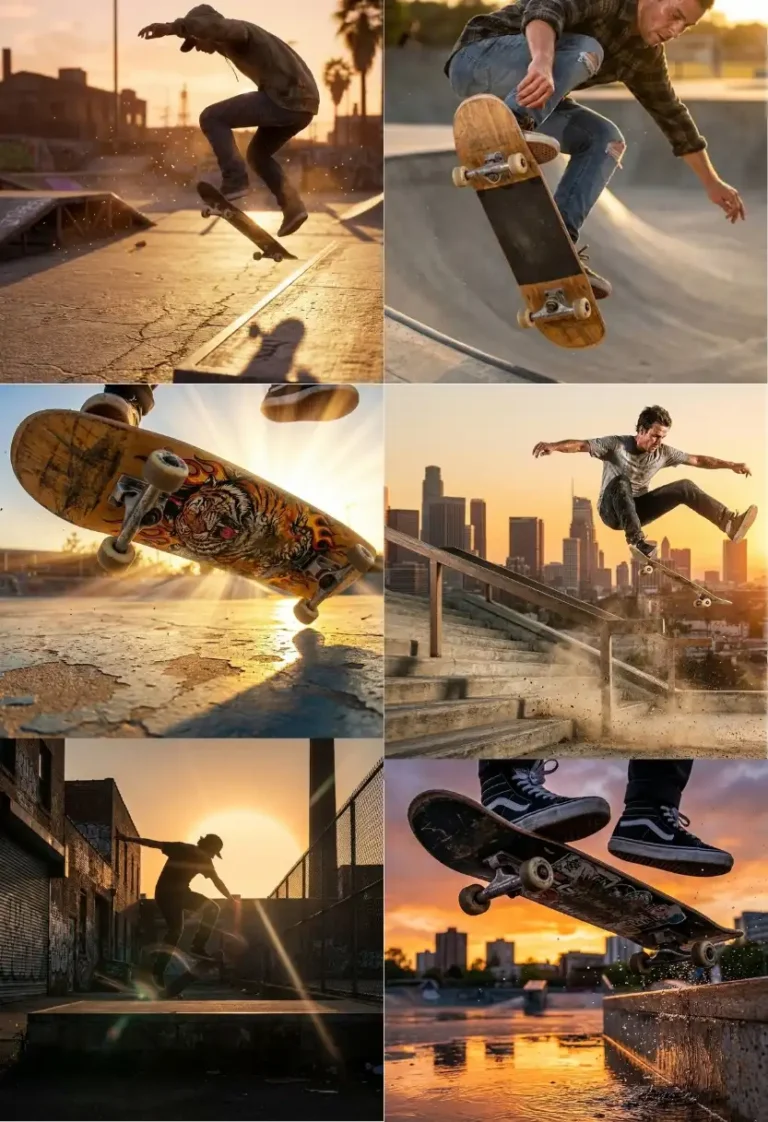 Epic Skateboard Flip | portraymedia