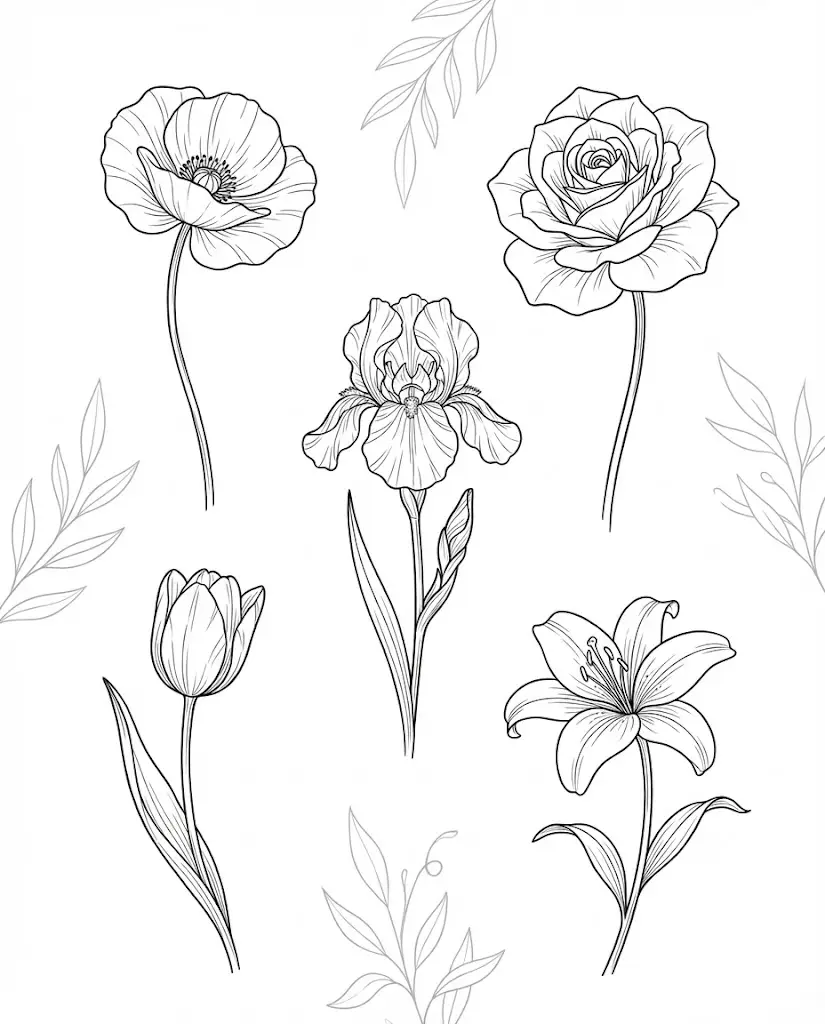 Flower Drawing | portraymedia