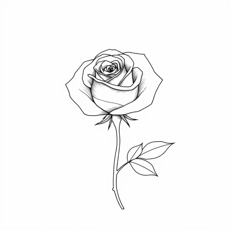 Flower drawing ai prompt