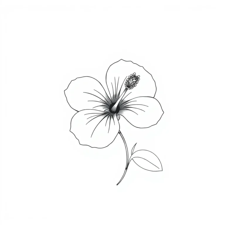 Flower drawing ai prompt