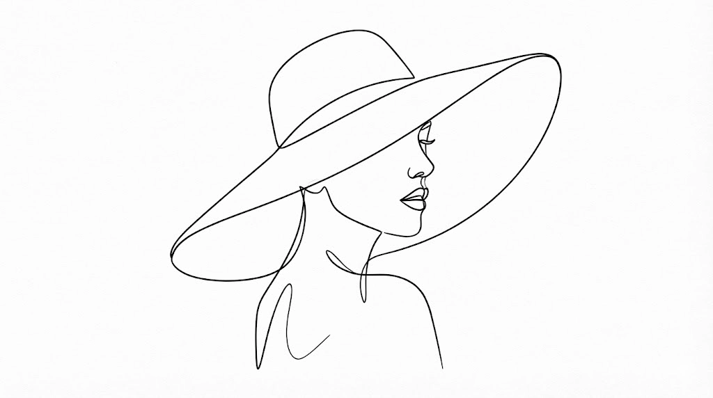 Minimalist Line Art Drawing | portraymedia