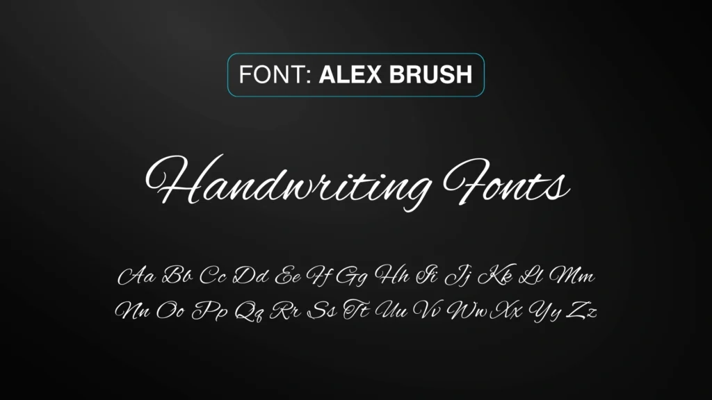 Fonts That Look Like Handwriting | portraymedia