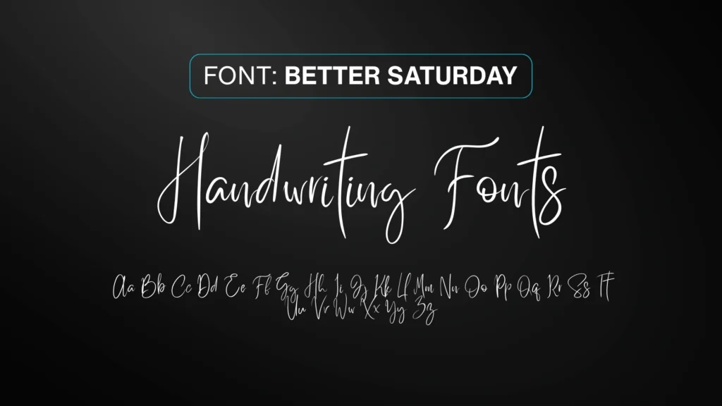 Fonts That Look Like Handwriting | portraymedia