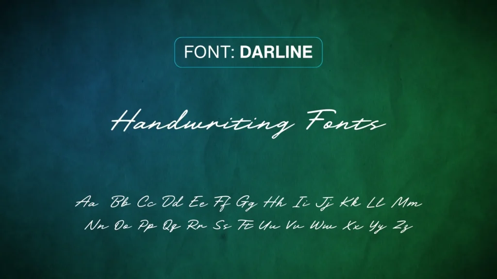 Fonts That Look Like Handwriting | portraymedia