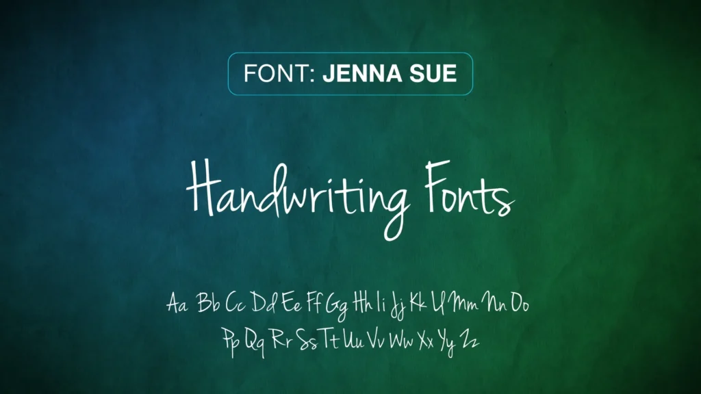 Handwritten-style fonts | portraymedia