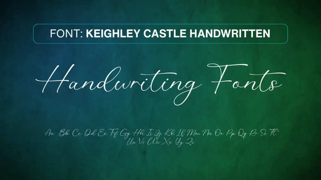 Handwritten-style fonts | portraymedia