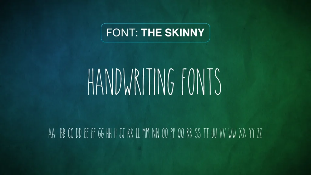 Fonts That Look Like Handwriting | portraymedia