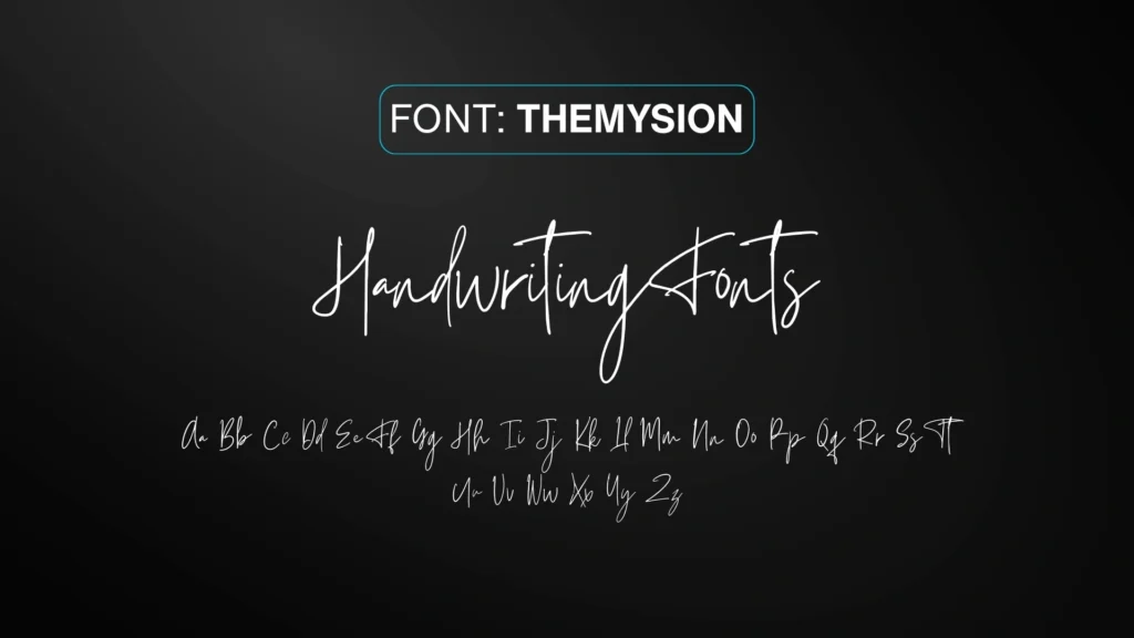 Fonts That Look Like Handwriting | portraymedia