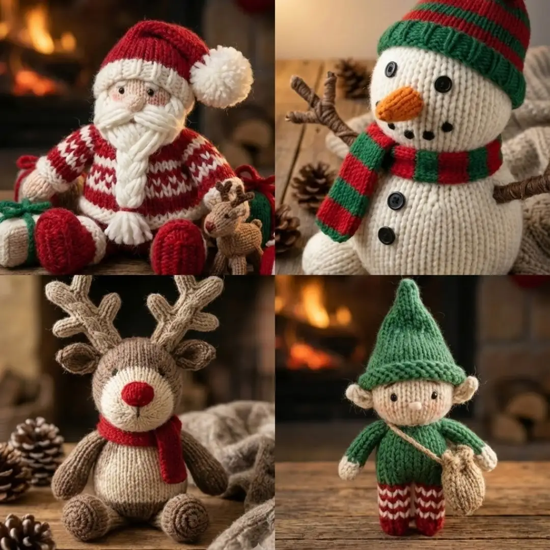 Christmas Knitted Art | portraymedia