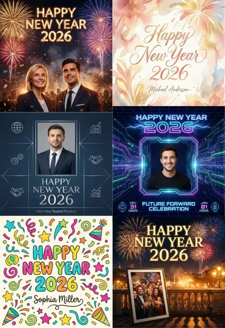 New Year Wish Poster | portraymedia
