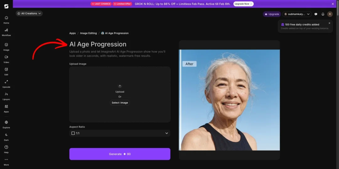 Age Progression AI | portraymedia