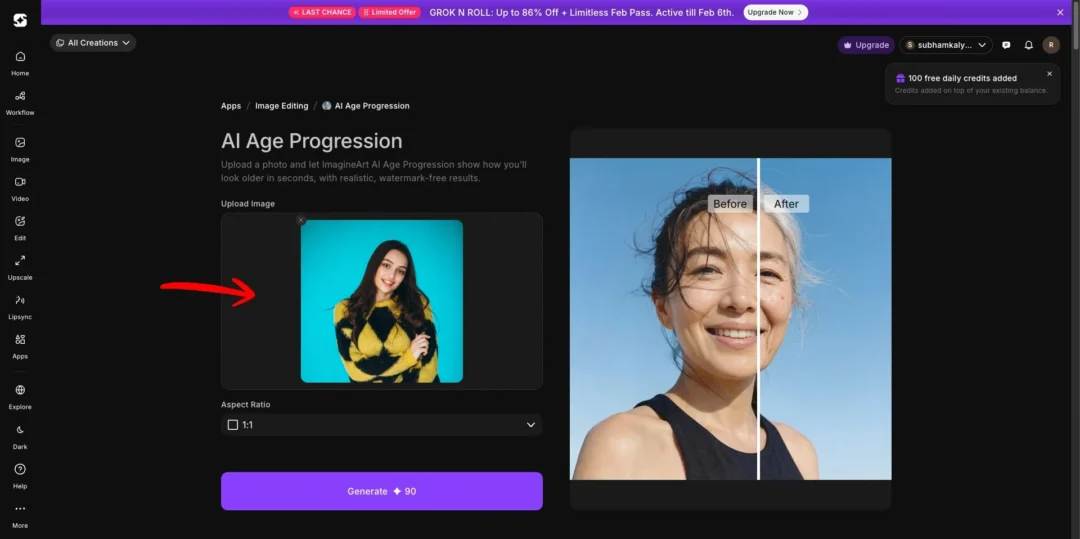 Age Progression AI | portraymedia