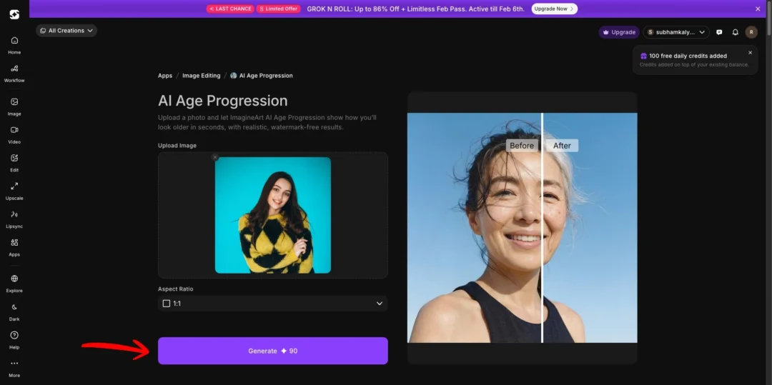 Age Progression AI | portraymedia