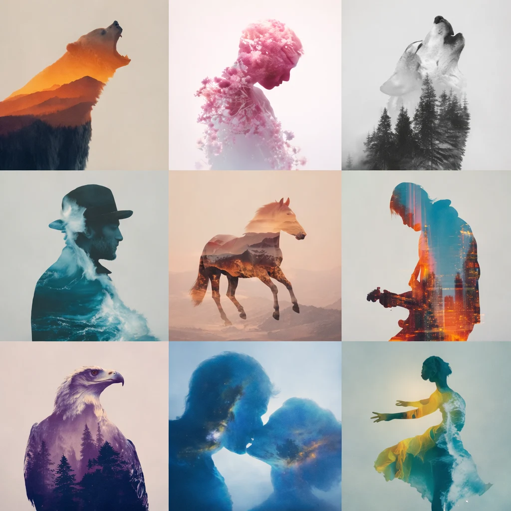 Double Exposure Nature | portraymedia