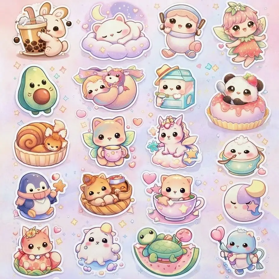Kawaii Stickers | portraymedia