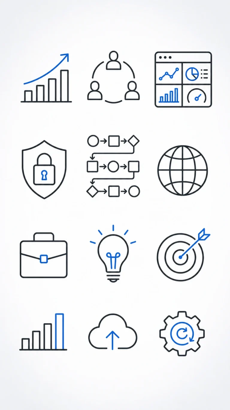 Business Graphics Icons | portraymedia