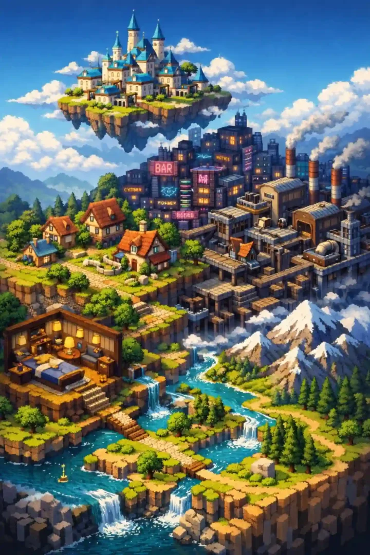Isometric Pixel Art | portraymedia