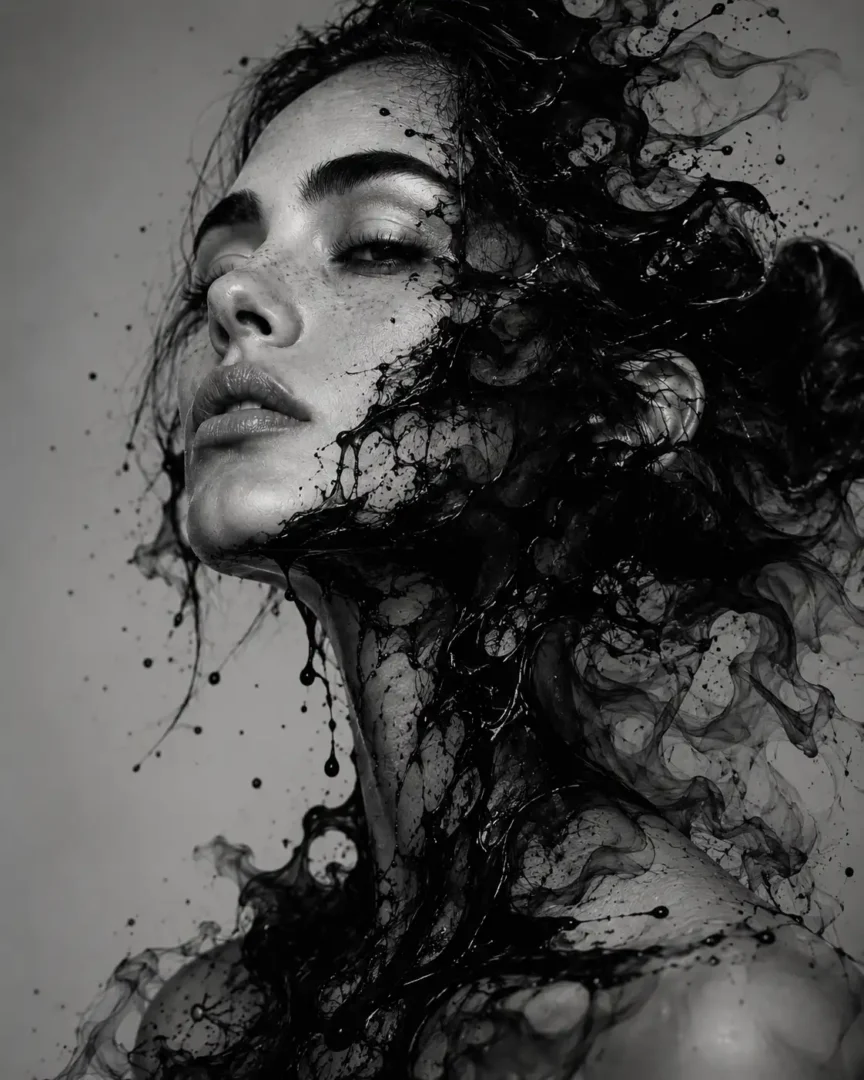 AI Melting Portrait | portraymedia