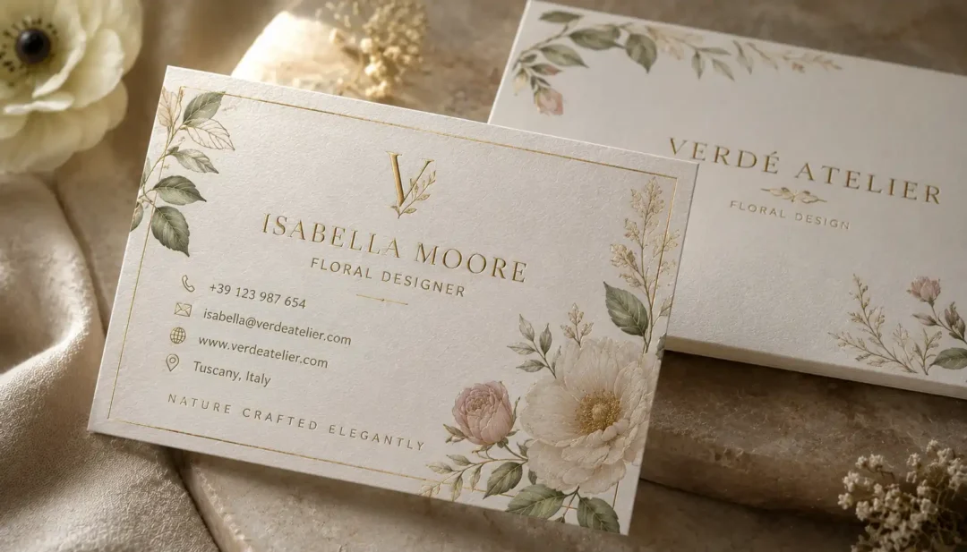 Business Cards AI Prompts | portraymedia