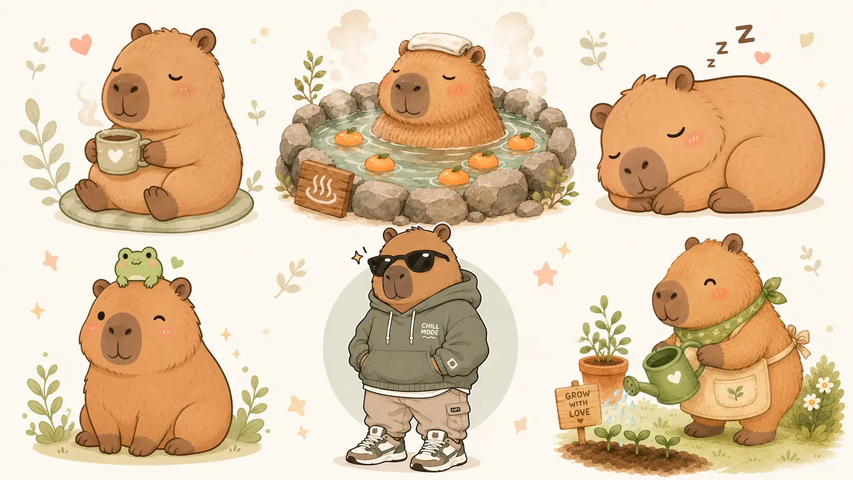 Capybara Clipart | portraymedia