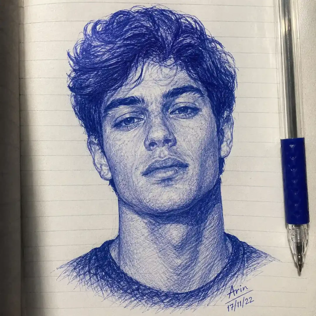 Blue Pen Art | portraymedia