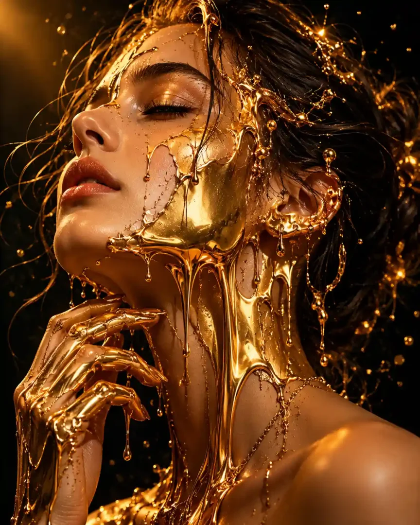 AI Melting Portrait | portraymedia